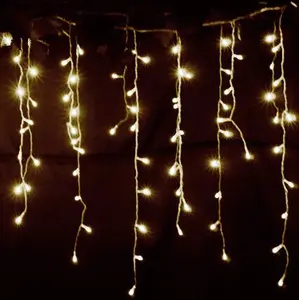 Diwali bianco Caldo cascata dripping icicle luci di natale di cerimonia nuziale costruzione di decorazione della parete