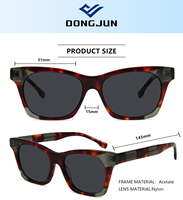 Lunettes de soleil tendance au design unique, vente en gros, logo personnalisé, lunettes de soleil polarisées œil de chat en acétate pour femmes