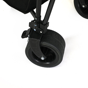 Chariot de rangement extérieur pliable personnalisé en usine, portable, avec sangle en tissu Oxford PP en fer et poignée télescopique - Product Image 6
