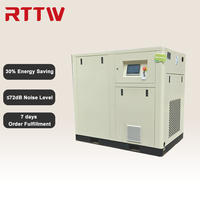 Compresor de Aire de Tornillo de Velocidad Variable con Imán Permanente Industrial de 37KW y 50HP, en Oferta, para Mecanizado