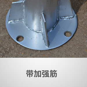 Luxi Wide Angle Mirror Pole Galvanized Steel Outdoor Safety Sign <b>Post</b> Round Convex Mirror <b>Bracket</b> Accessories - Product Image 3