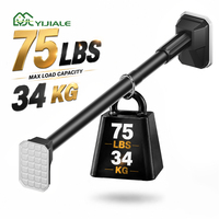 Tringle à rideau réglable en acier YIJIALE 32 mm 0,7-1,2 m pour chambre à coucher, 100 % testée qualité, livraison rapide, installation facile, haute capacité de charge