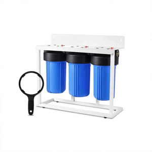 <span class=keywords><strong>Filtre</strong></span> à eau géant Huisidun pour toute la maison, 3 étages, 10 pouces, 10 x 4,5 pouces, grand boîtier de <span class=keywords><strong>filtre</strong></span> <span class=keywords><strong>bleu</strong></span> avec porte-cartouche - Product Image 1