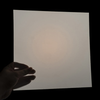 Feuille diffuseur LED en PC souple mat personnalisée avec une épaisseur de 0,3 à 1,5 mm et service de découpe sur mesure pour panneaux d'éclairage