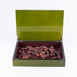 Boîtes Cadeaux Rectangulaires en <span class=keywords><strong>Bois</strong></span> Artisanales pour Bonbons et Dattes de la Saison de Jeddah (KSA) – Emballage de Luxe pour Chocolats avec Logo Personnalisé - Product Image 5