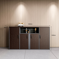 Classeur moderne à double porte, léger et luxueux, bibliothèque en bois pour le mobilier de bureau du président.