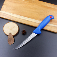 Couteau à lame incurvée populaire en acier inoxydable coupe couteau de pêche couteau à filet pour outil de cuisine de cuisine
