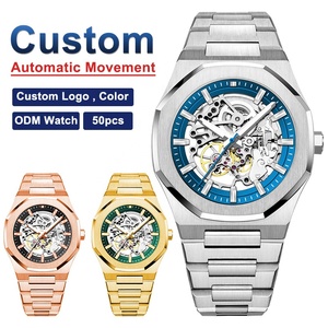 Custom Luxury <strong>Mechanical</strong> <strong>Watch</strong> for Men <strong>Brand</strong> Your Own Logo Wristwatch - Product Image 1