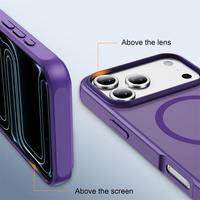 Étui de protection magnétique antichoc de luxe pour iPhone 17 Air 16 15 16 Plus 14 13 12 Pro Max 11 7 8