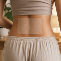 Patch de moxibustion personnalisé aux herbes chinoises, autocollant chauffant à l'armoise pour le soulagement des douleurs articulaires, idéal pour les cliniques et les soins aux personnes âgées.