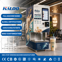 Fabricante de Máquinas Expendedoras Haloo, Máquina Expendedora de Smoothies de Proteínas con Sistema de Pago, 22000 RPM Automática