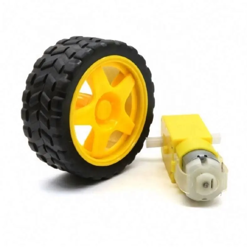 Một thông minh khung gầm xe TT động cơ/robot xe bánh xe DC động cơ + Hỗ trợ bánh xe cho robot xe thông minh