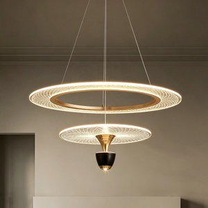 Luce a LED di lusso moderna Villa <span class=keywords><strong>soggiorno</strong></span> fabbrica lampada a sospensione sala da pranzo illuminazione interna <span class=keywords><strong>lampadario</strong></span> di - Product Image 2