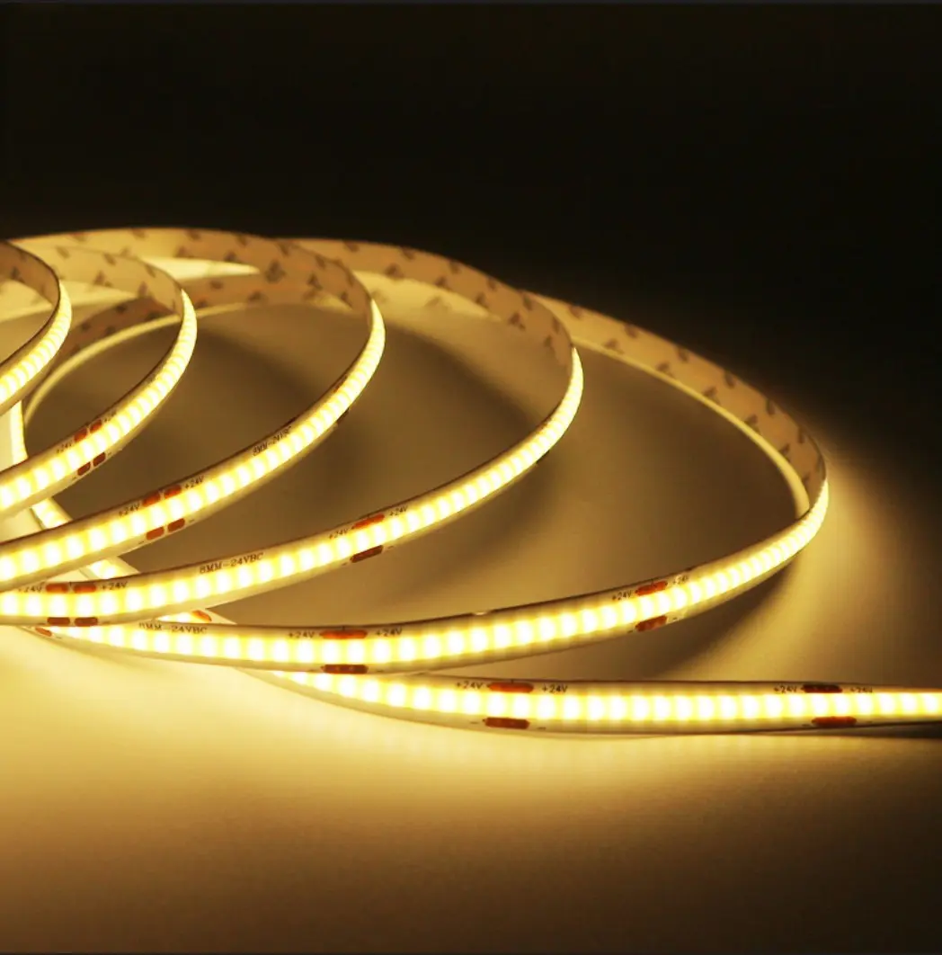 COB LED Strip 320 LED 3000k, 4000k, 6500K ánh sáng trắng dotless hiệu ứng ánh sáng LED Strip ánh sáng ra90 3 năm bảo hành