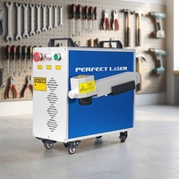 Perfect Laser - Herramienta de Limpieza Láser de Pulso de Tamaño Pequeño de 50W, 100W, 200W, 300W para Eliminar Capas de Pintura y Revestimiento, Eliminación de Óxido, Precio Competitivo