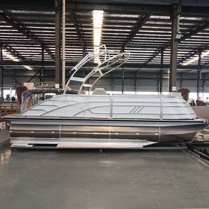Bateau ponton en aluminium 2026, bateau sportif en aluminium de 4,6 m avec moteur hors-bord et <span class=keywords><strong>remorque</strong></span> pour la pêche - Product Image 2