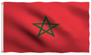Stock de alta calidad Nuevo diseño Nacional 3x5 pies Banderas de países Bandera NACIONAL DE <span class=keywords><strong>Marruecos</strong></span> marroquí - Product Image 3