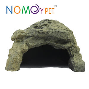 NOMOYPET prix d'usine résine Reptile cache abri grotte pour terrarium paysage - Product Image 3