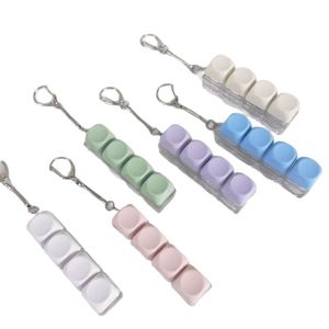 Keyboard Caps Toy <b>Press</b> Stress Relief Fidget Key Toy <b>Button</b> Key Caps Fidget Keychain Keyboard Keychain Toys Finger Keyboard - Product Image 5