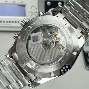 Montre-bracelet mécanique de luxe haut de gamme vintage, multifonctionnelle, avec fonctions sportives, bracelet en acier, calendrier de qualité, aiguille à trois yeux - Product Image 4