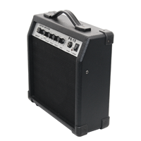 Amplificateur de guitare électrique pour débutants, idéal pour la pratique à domicile et les répétitions de groupe, avec poignée portable et prise casque pour étudiants