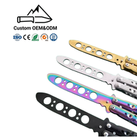 Couteau de camping et d'entraînement en acier inoxydable, lame de 2,5 mm d'épaisseur, logo personnalisable (ODM/OBM/OEM), qualité industrielle