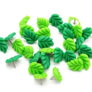 New Product Recommendation Green20 * 15mm Stationery Push Pins Chrome Upholstery Nails Thumb Tack