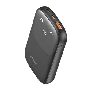 Banque d'alimentation à charge rapide PD 22,5 W 10000 mAh avec câbles USB-C intégrés, <span class=keywords><strong>chargeur</strong></span> <span class=keywords><strong>portable</strong></span> mini avec écran LED - Product Image 6