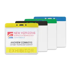 <b>Vinyl</b> badge <b>holder</b> personalized merchandising - Product Image 1