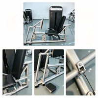 Presse à jambes commerciale à assise, équipement de fitness pour salle de sport, machine à presser les jambes à charge par pignon pour club de fitness