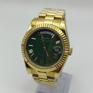 Montre automatique pour homme avec cadran de 28,5 mm, mouvement SEILOCE, chiffres romains, montre mécanique Miyota8285 - Product Image 4