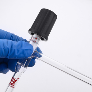 Válvula de Vacío de PTFE para Laboratorio de Química CS Labglass, Grifo de Vidrio Borosilicato de 90 Grados - Product Image 4