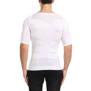 Minceur Corps Correctif <span class=keywords><strong>Posture</strong></span> Ventre Shapewear Homme Ventre Contrôle T-<span class=keywords><strong>shirt</strong></span> - Product Image 6