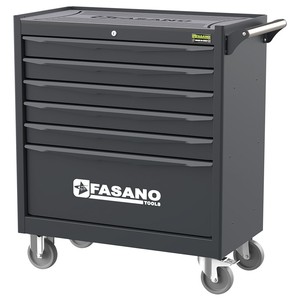 Fasano Tools 6 Drawer Rolling Tool Cabinet Steel Heavy Duty Garage <b>Workshop</b> <b>Storage</b> Organizer with Lock and Casters - Product Image 1