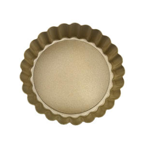 AOLIJUE-sartén antiadherente de acero al carbono, 4 pulgadas, con patrón de encaje redondo, Mini molde para tartas y huevos con fondo extraíble - Product Image 6