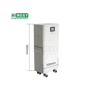 ผู้ผลิตจัดจำหน่ายโดยตรง แบตเตอรี่ลิเธียมไอรอนฟอสเฟตแบบแนวตั้ง 48V 400Ah สำหรับเก็บพลังงานในครัวเรือน AIN-48V400AH 48v - Product Image 1