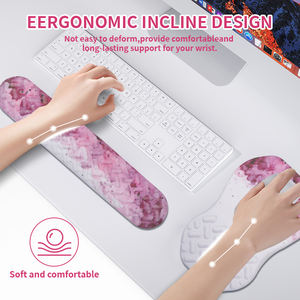 ชุดแผ่นรองเมาส์เล่นเกมคีย์บอร์ดระบบคลาวด์แบบกำหนดเองได้แผ่นรองเมาส์ความเร็วกันลื่นสำหรับออฟฟิศ - Product Image 5