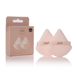 Ventas calientes Pink Velour Makeup Puff Herramientas de belleza para cosméticos faciales Polvo suelto Puff con logotipo privado personalizado - Product Image 1