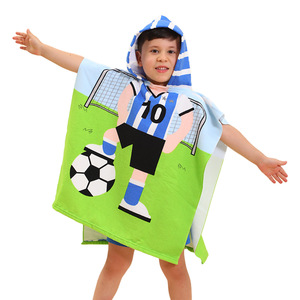 Personnalisé Portable Sublimation Impression Numérique Pas Cher Enfants Change Robe En Plein Air Enfants D'été <span class=keywords><strong>Serviette</strong></span> Poncho - Product Image 5