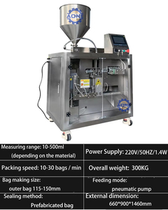Fully Automatic High-Accuracy Liquid Filling Machine for Beverage & Food with Pouch/Bags Packaging 10-30 Bags/Min Capacity - Product Image 5