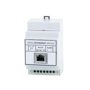 Puente Ethernet Serial EtherNet/IP Rs485, Módulo de Entrada/Salida de 10-30 Vdc, Modelo XEVRSTOETH N.B.C. Elettronica Srl XEVRSTOETH Ethern - Product Image 1