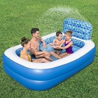Piscina Inflable Familiar y para Niños de Alta Calidad para Jardín, Plegable, Resistente, de PVC, para Verano