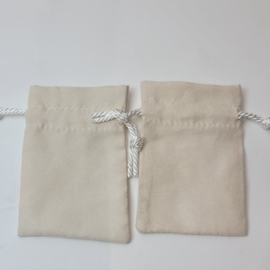 <b>Personalised</b> Custom Logo Printed Small Pouch Luxury Suede Necklace <b>Drawstring</b> Jewelry Packaging <b>Bag</b> - Product Image 6