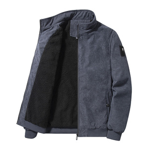 <span class=keywords><strong>Giacca</strong></span> Bomber Invernale da <span class=keywords><strong>Uomo</strong></span> in <span class=keywords><strong>Velluto</strong></span> <span class=keywords><strong>a</strong></span> <span class=keywords><strong>Coste</strong></span> di Alta Qualità OEM Personalizzata, Design Imbottito Caldo con Colletto alla Coreana e Logo Frontale all'Ingrosso - Product Image 2