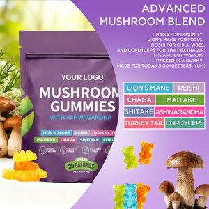 Gomitas <span class=keywords><strong>de</strong></span> Hongos Orgánicos <span class=keywords><strong>de</strong></span> Marca Privada OEM ODM con <span class=keywords><strong>Ashwagandha</strong></span> y Melena <span class=keywords><strong>de</strong></span> León, Suplemento Energético para Mejorar la Inmunidad - Product Image 3