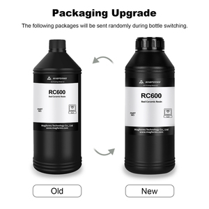 Résine céramique rouge RC600-<span class=keywords><strong>Magforms</strong></span> Matériau d'impression 3D en résine LCD à bas prix Résine polymérisable aux UV 405nm Résine d'imprimante 3d à cire rouge 1kg - Product Image 6