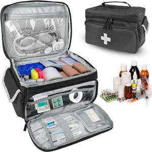 Nueva Bolsa de Almacenamiento de Medicamentos de Primeros Auxilios Portátil y Vacía para Familias al Aire Libre, para Instrumentos Veterinarios - Product Image 1