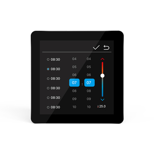 Thermostat intelligent tactile couleur pour chauffage au sol hydraulique, compatible Zigbee WiFi et application Tuya - Product Image 5