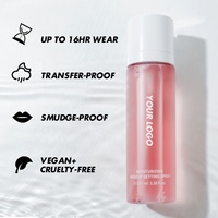Spray Fixateur de Maquillage OEM Cosmétiques Anti-Transpiration Hydratant Brume Fixante Maquillage Logo Personnalisé Effet Rosée Imperméable
