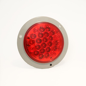 Tùy chỉnh không thấm nước Dot SAE emark 4 inch vòng màu đỏ xe tải <span class=keywords><strong>LED</strong></span> dừng lần lượt đèn đuôi với 24 <span class=keywords><strong>LED</strong></span> cho xe tải Trailer RV xe buýt - Product Image 2